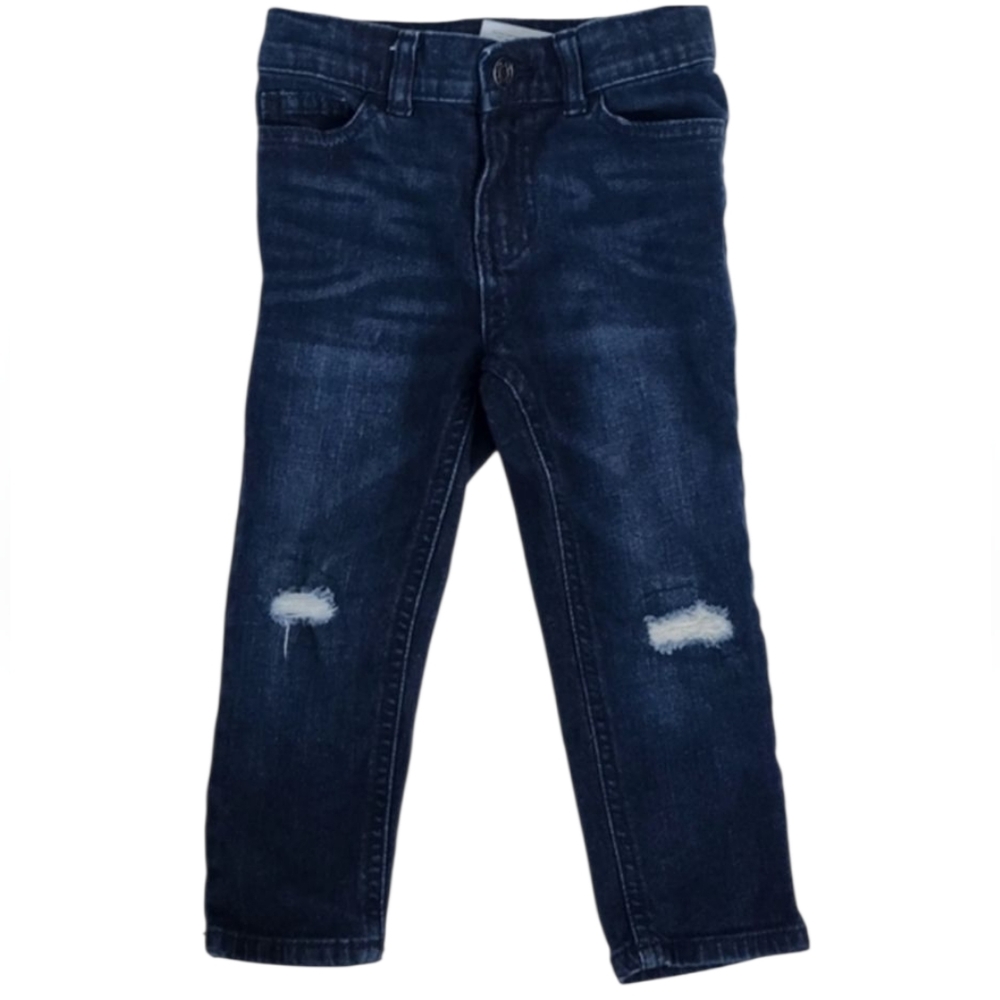 Okie Dokie Toddler Girls Ripped Denim Jeans 2T‎